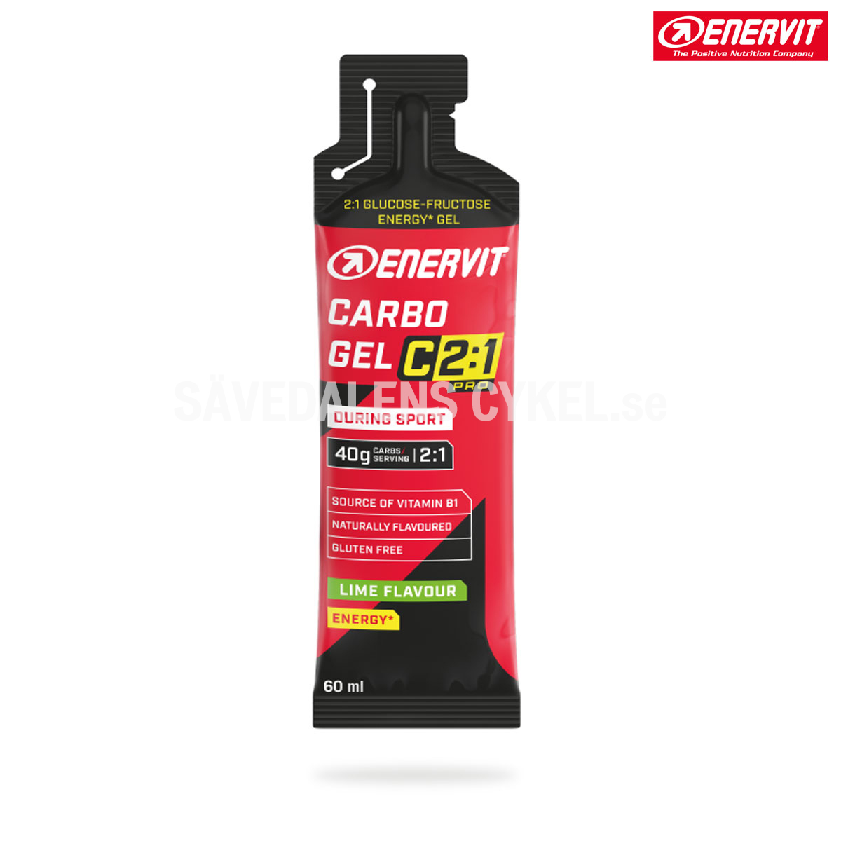 ENERVIT Carbo Gel C2:1 Lime i gruppen ENERGITILLSKOTT hos Sävedalens Cykel - 1956 (1001424)