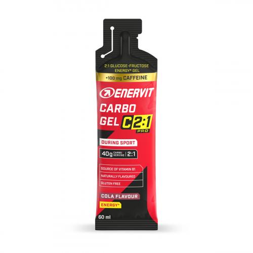 ENERVIT C2:1 Carbo Gel Cola Caffeine 60ml i gruppen ENERGITILLSKOTT hos Sävedalens Cykel - 1956 (1004112)