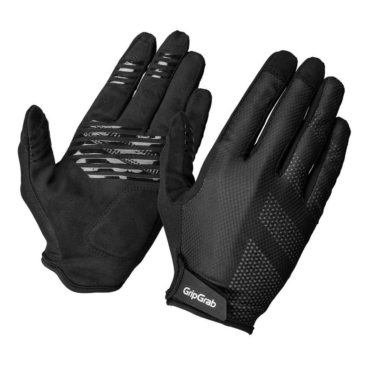 GripGrab Ride RC Lite Padded Full Finger Summer Glove Black i gruppen CYKELKLÄDER & UTRUSTNING / CYKLELKLÄDER / Handskar Korta / Unisex hos Sävedalens Cykel - 1956 (109501-XSr)