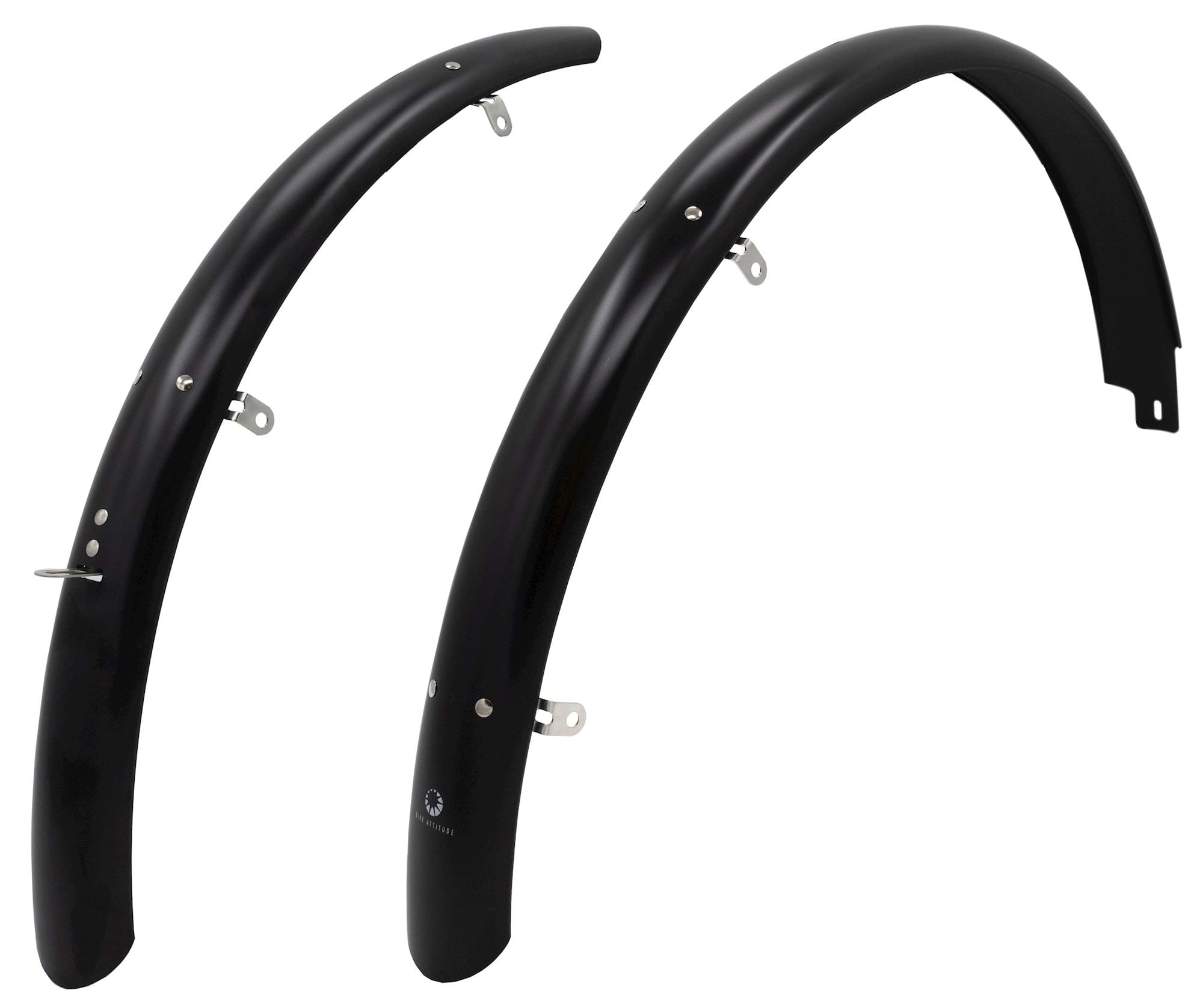 Skärmset 26tum 60 mm Mattsvart inkl. stag i gruppen CYKELTILLBEHÖR / Skärmar / Skärmar Standard hos Sävedalens Cykel - 1956 (1101601)