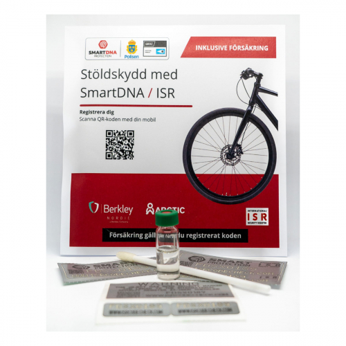 SmartDNA / ISR inklusive kraftfull försäkring i gruppen CYKELTILLBEHÖR / Cykellås / STÖLDSKYDD - ISR- DNA hos Sävedalens Cykel - 1956 (130-336)
