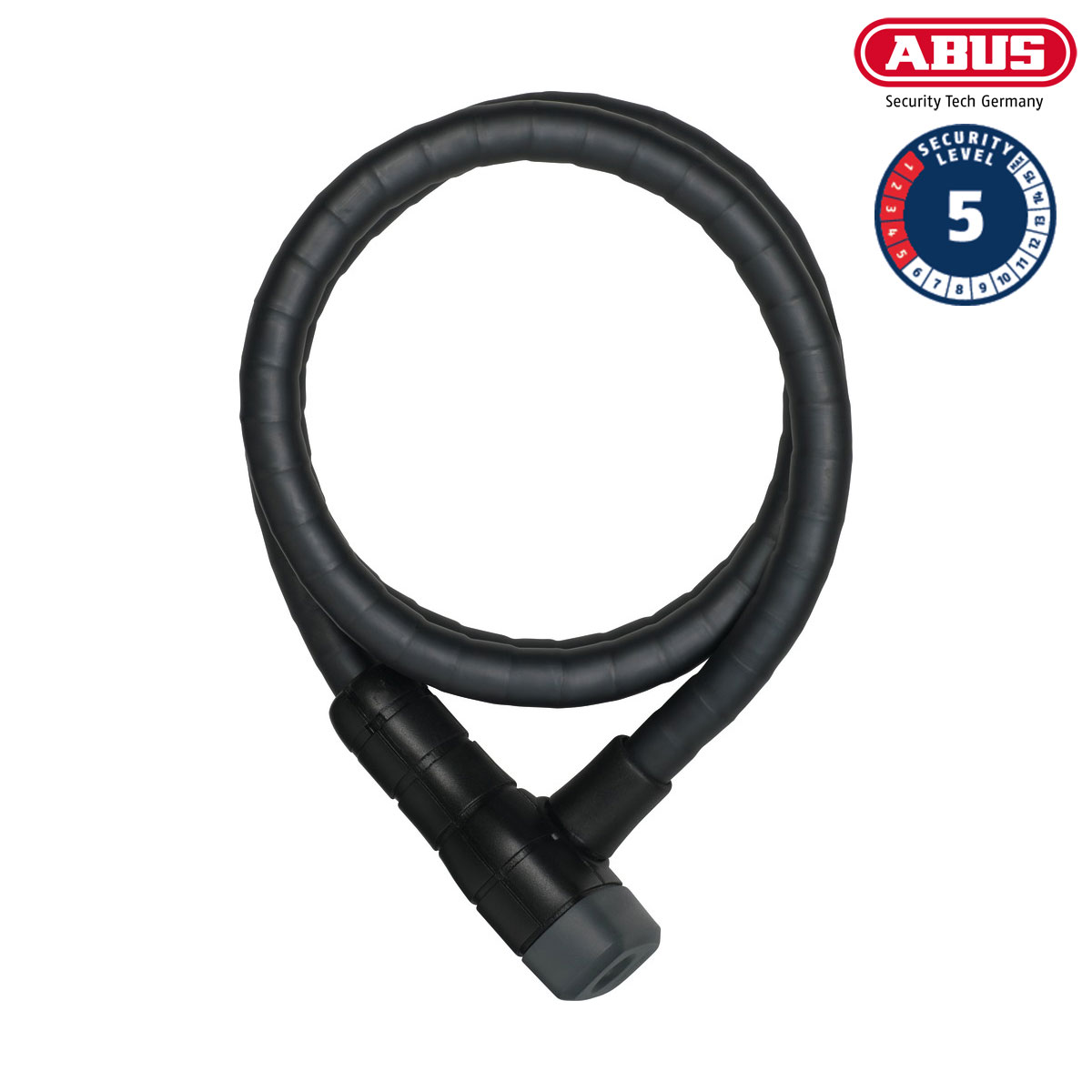 ABUS Microflex 6615K/120/15 Steel-O-Flex Black i gruppen CYKELTILLBEHÖR / Cykellås / Spirallås hos Sävedalens Cykel - 1956 (13412)