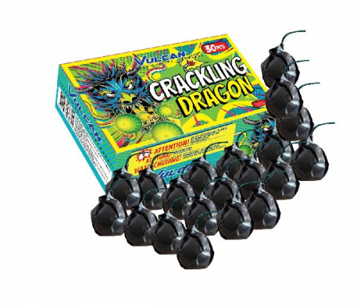 Vulcan Crackling Dragon 30-pack i gruppen FYRVERKERIER hos Sävedalens Cykel - 1956 (165600)