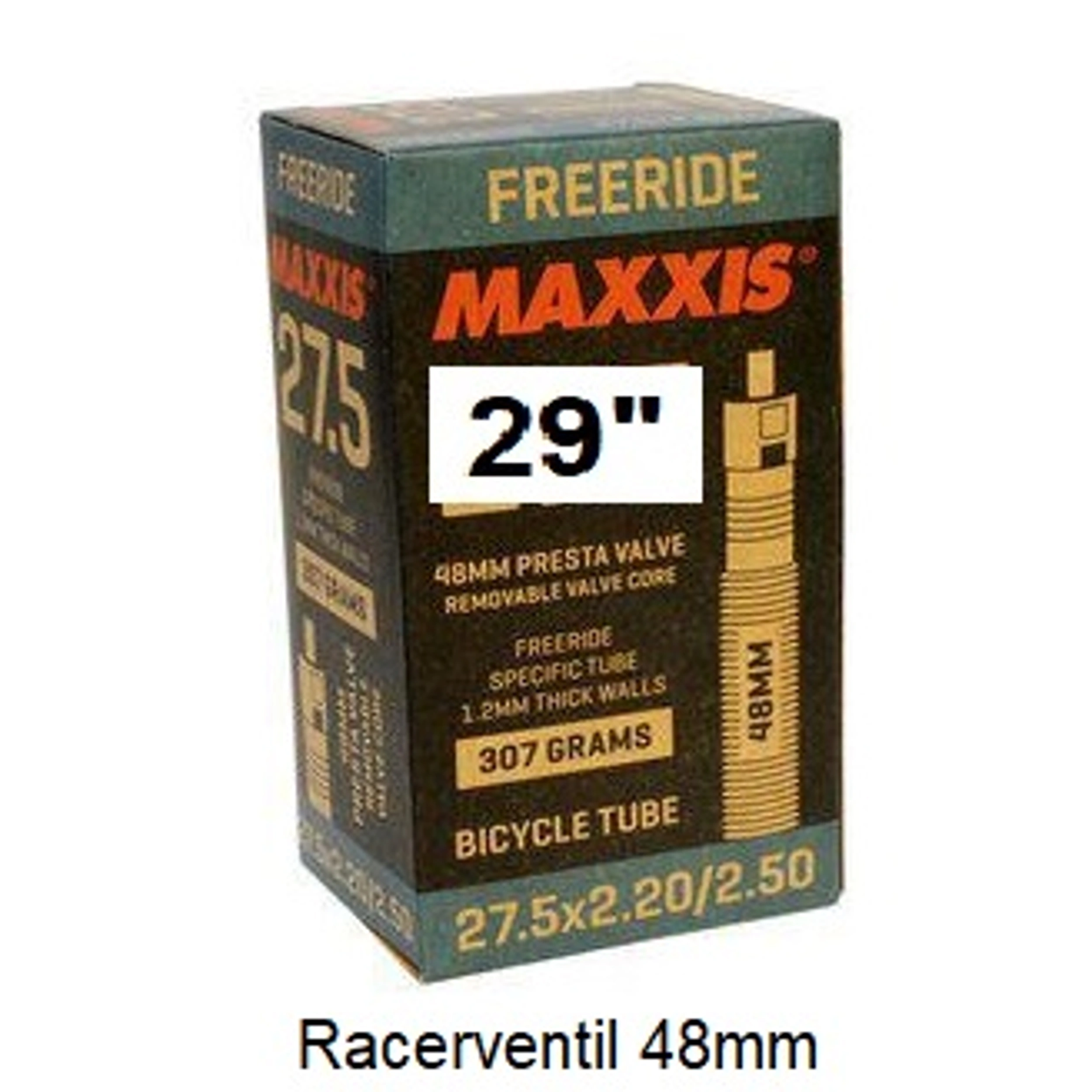 Slang Maxxis Freeride 29x2.2-2.5 Racerventil i gruppen CYKELDELAR / DÄCK & SLANG / SLANGAR / 27.5 - 29 tum hos Sävedalens Cykel - 1956 (18-329-46)