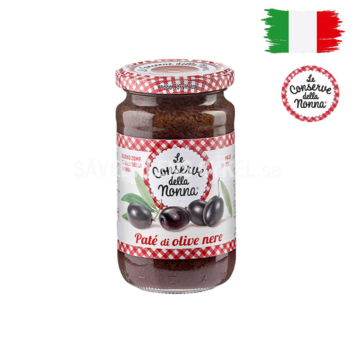 DELLA NONNA Tapenade Svarta Oliver Glutenfri - 190g i gruppen KOST/KROPP / DELI SHOP - DELIKATESSBUTIK hos Sävedalens Cykel - 1956 (21-002161)