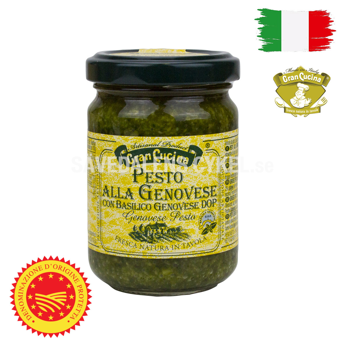 DOP GRAN CUCINA Pesto Genovese - 130g i gruppen KOST/KROPP / DELI SHOP - DELIKATESSBUTIK hos Sävedalens Cykel - 1956 (21-270396)