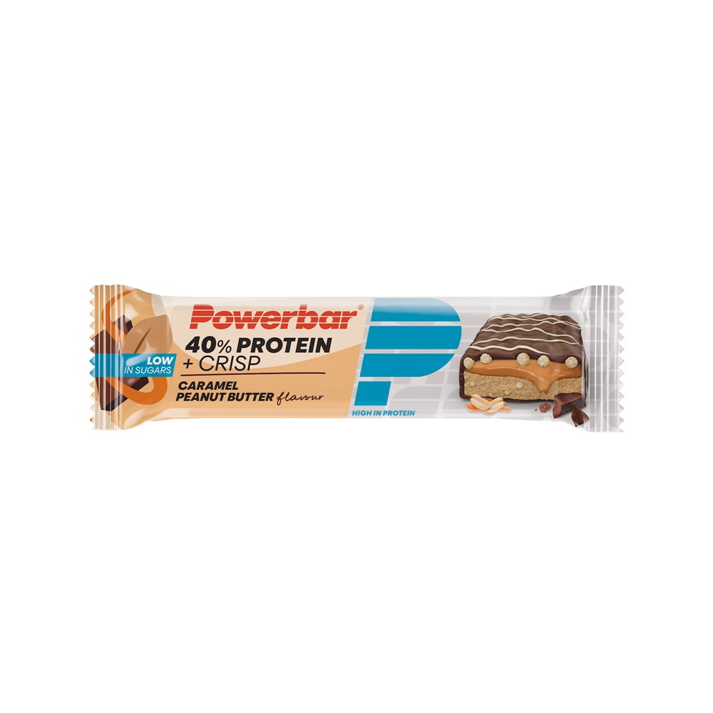 PowerBar ProteinPlus Crisp 40% Caramel Peanut butter 40gr i gruppen ENERGITILLSKOTT hos Sävedalens Cykel - 1956 (21300000)