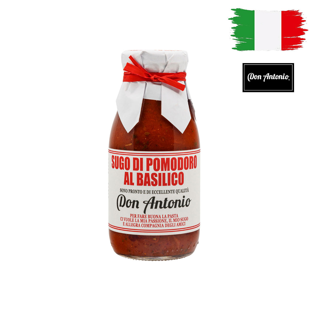 DON ANTONIO Pastasås Basilico - 250g i gruppen KOST/KROPP / DELI SHOP - DELIKATESSBUTIK hos Sävedalens Cykel - 1956 (25-277401)