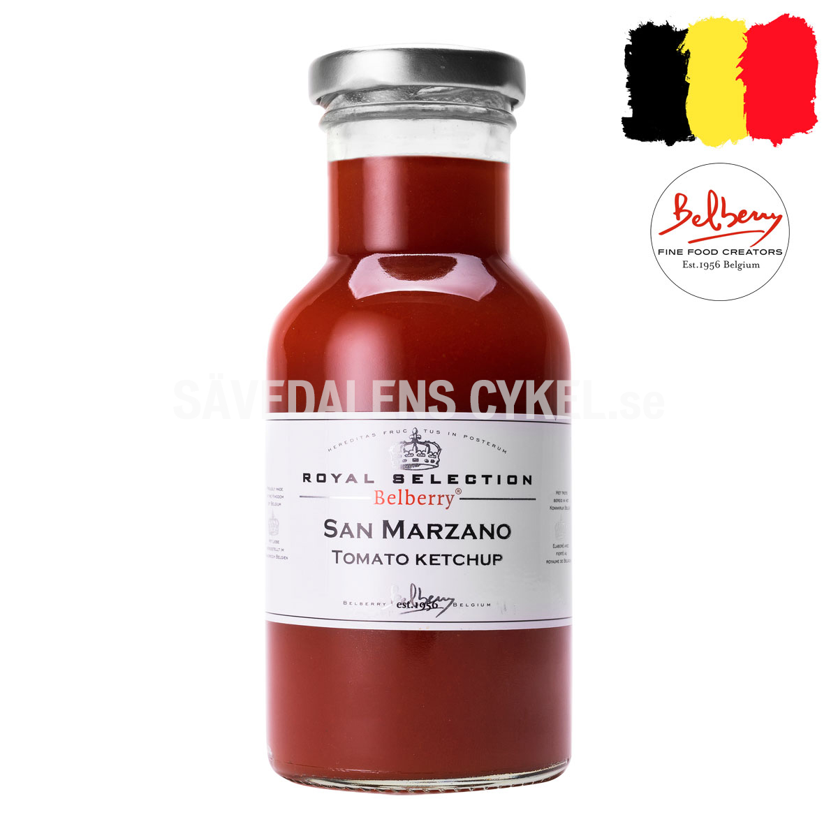 BELBERRY Ketchup Tomat San Marzano - 250ml i gruppen KOST/KROPP / DELI SHOP - DELIKATESSBUTIK hos Sävedalens Cykel - 1956 (26-579087)