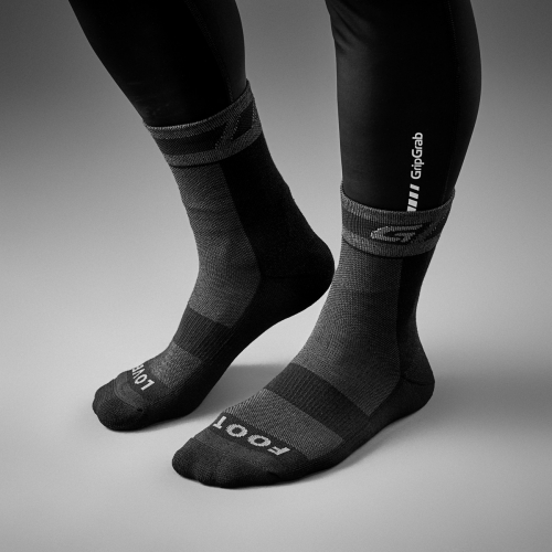 GripGrab Merino Winter Sock Black i gruppen CYKELKLÄDER & UTRUSTNING / CYKLELKLÄDER / Handskar Korta / Unisex hos Sävedalens Cykel - 1956 (300501-3841r)
