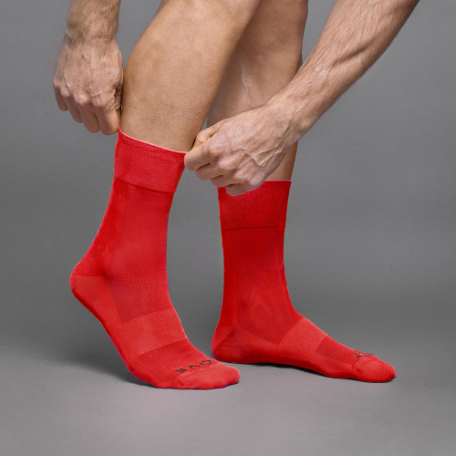 GripGrab Lightweight SL Sock Red i gruppen CYKELKLÄDER & UTRUSTNING / CYKLELKLÄDER / Strumpor hos Sävedalens Cykel - 1956 (301305-3538r)