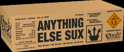 Svea Anything Else Sux 217 skott i gruppen FYRVERKERIER hos Sävedalens Cykel - 1956 (307P55)