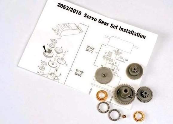 Traxxas Drevsats till Servo 2055/2056 i gruppen RC - RADIOSTYRT / RC ELEKTRONIK SERVO FARTREGLAGE hos Sävedalens Cykel - 1956 (422053)