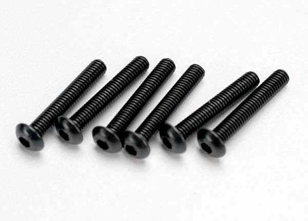 Traxxas Skruv M3x18mm Kullrig Insex (6) i gruppen RC - RADIOSTYRT / RC RESERVDELAR hos Sävedalens Cykel - 1956 (422583)