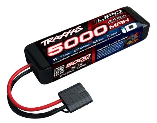 Traxxas Batteri Li-Po 2S 7.4V 25C 5000mAh i gruppen RC - RADIOSTYRT / BATTERI & BATTERILADDARE hos Sävedalens Cykel - 1956 (422842X)