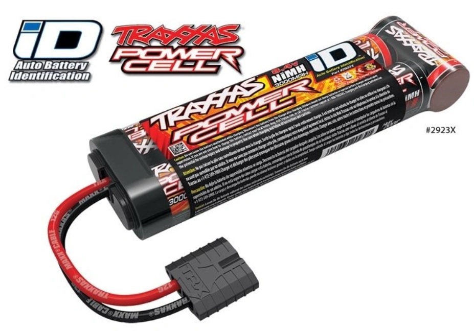 Traxxas Batteri NiMH Batteri 8,4V 3000mAh iD-kontakt i gruppen RC - RADIOSTYRT / BATTERI & BATTERILADDARE hos Sävedalens Cykel - 1956 (422923X)