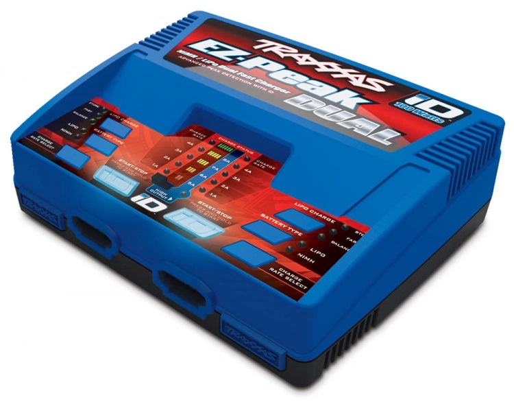 Traxxas Batteriladdare EZ-Peak Dual 8A NiMH/LiPo 2-3S Laddare Auto iD i gruppen RC - RADIOSTYRT / BATTERI & BATTERILADDARE hos Sävedalens Cykel - 1956 (422972GX)