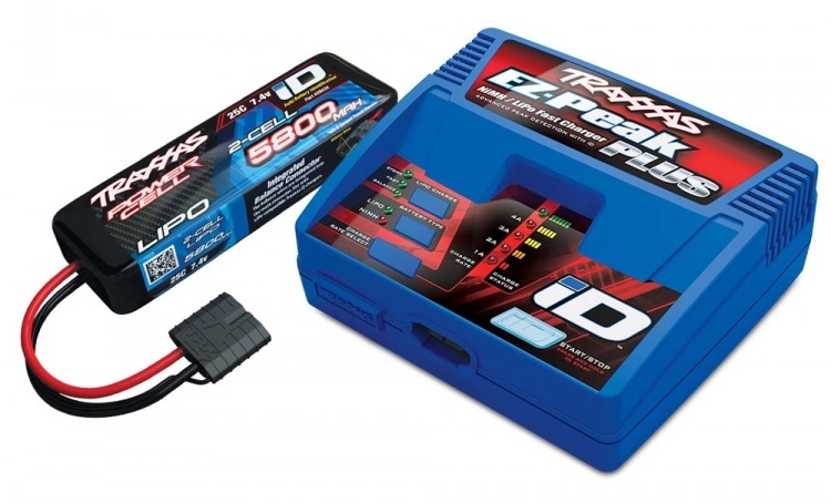 Traxxas Batteriladdare EZ-Peak Dual 4A och 2 x 2S 5800mAh Batteri Combo i gruppen RC - RADIOSTYRT / BATTERI & BATTERILADDARE hos Sävedalens Cykel - 1956 (422992GX)