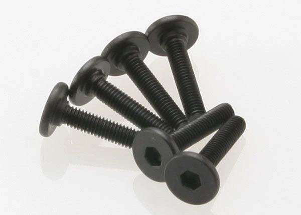 Traxxas Skruv M3x15mm Platt Insex (6) i gruppen RC - RADIOSTYRT / RC RESERVDELAR hos Sävedalens Cykel - 1956 (423646)