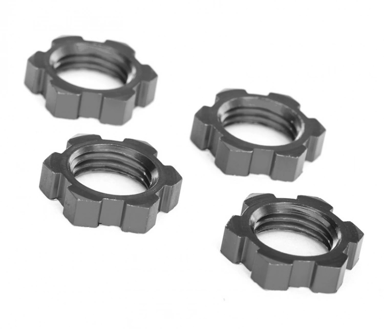 Traxxas Hjulmutter 17mm Aluminium Grå (4) i gruppen RC - RADIOSTYRT / RC RESERVDELAR hos Sävedalens Cykel - 1956 (427758-GRAY)