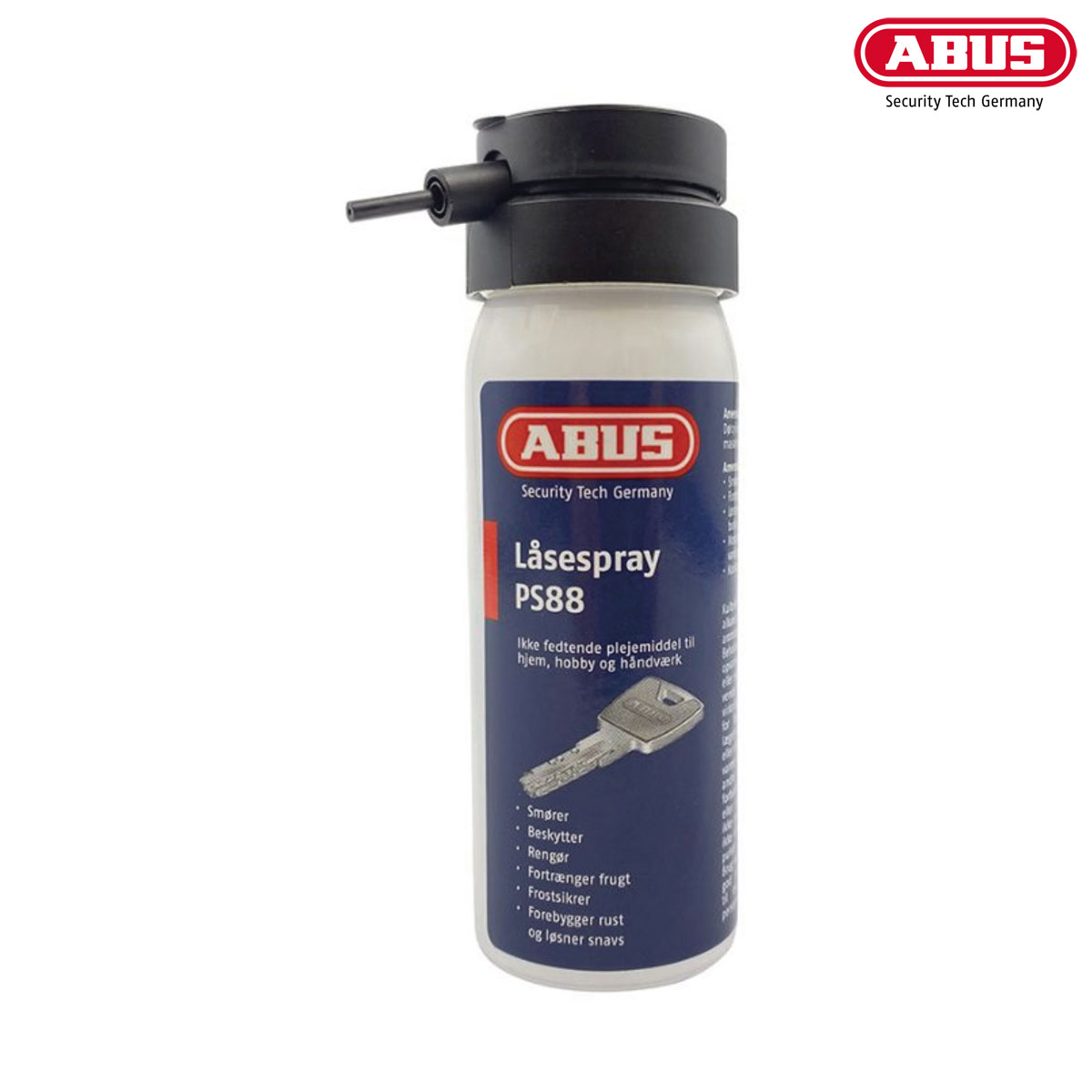 ABUS Låsspray 50 ml Swedish text i gruppen CYKELTILLBEHÖR / Cykellås / Reservdelar hos Sävedalens Cykel - 1956 (52643)