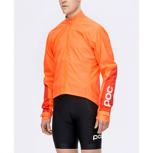 POC AVIP Rain Jacket Zink Orange i gruppen CYKELKLÄDER & UTRUSTNING / CYKLELKLÄDER / Vind & Regn / Unisex hos Sävedalens Cykel - 1956 (58000-1205-XSr)