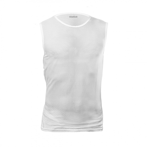 GripGrab Ultralight Sleeveless Mesh Baselayer White i gruppen CYKELKLÄDER & UTRUSTNING / BASE LAYERS hos Sävedalens Cykel - 1956 (601502-Sr)