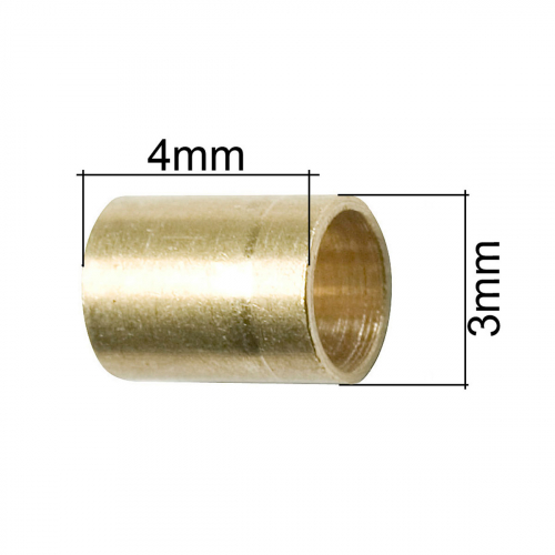 Skruvnippel Mässing 3,85 x 2,7 mm i gruppen CYKELDELAR / WIRE&HÖLJE / Nipplar hos Sävedalens Cykel - 1956 (7-202)