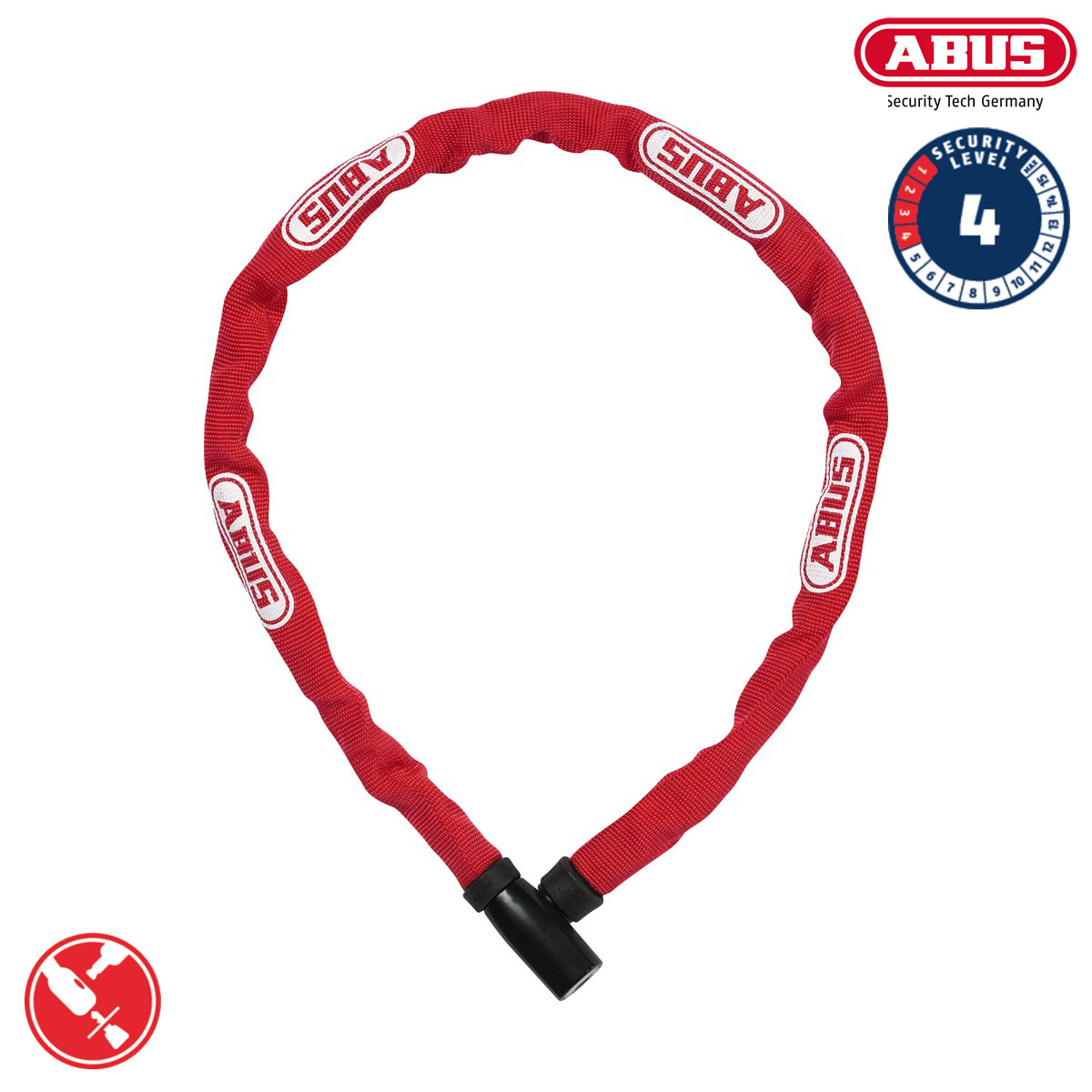 ABUS Kättinglås 4804 i gruppen CYKELTILLBEHÖR / Cykellås / Kättinglås hos Sävedalens Cykel - 1956 (72485)