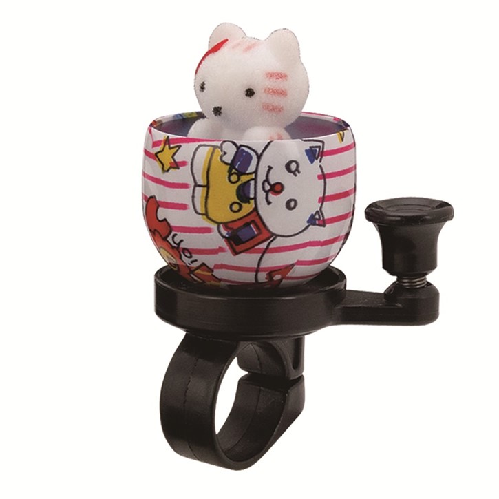 Ringklocka Katt Rosa i gruppen CYKELTILLBEHÖR / Ringklocka / Ringklocka hos Sävedalens Cykel - 1956 (75070914)