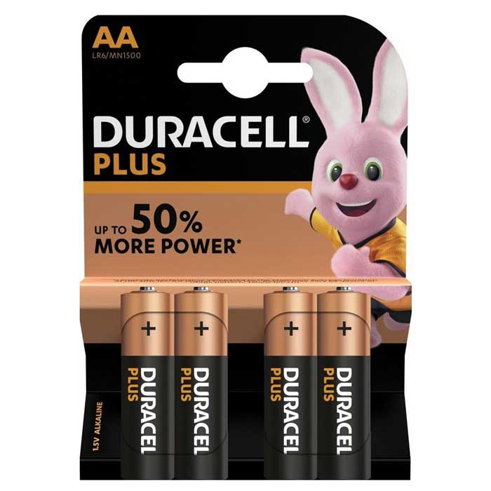 Batteri Duracell AA LR6 1.5V 4-PACK i gruppen CYKELTILLBEHÖR / Batterier hos Sävedalens Cykel - 1956 (8720-7013-01)