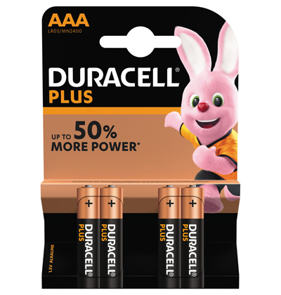 Batteri Duracell AAA LR03 1.5V 4-PACK i gruppen CYKELTILLBEHÖR / Batterier hos Sävedalens Cykel - 1956 (8720-7014-01)