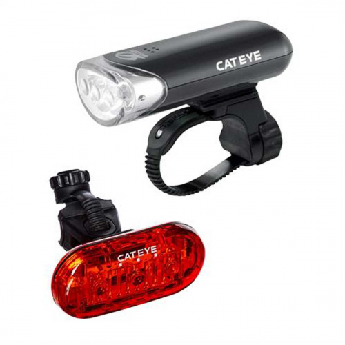 CAT EYE HL-EL 135 & OMNI 3 KIT i gruppen CYKELTILLBEHÖR / Belysning / Lampsats hos Sävedalens Cykel - 1956 (8900151)