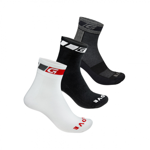 GripGrab All-season Socks 3-pack Black i gruppen CYKELKLÄDER & UTRUSTNING / CYKLELKLÄDER / Strumpor hos Sävedalens Cykel - 1956 (900601-3841r)