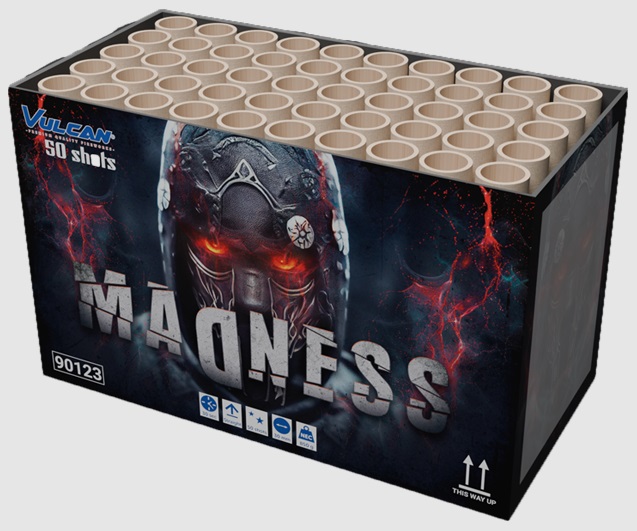 Vulcan Madness 50 skott 30 mm i gruppen FYRVERKERIER hos Sävedalens Cykel - 1956 (9012300)