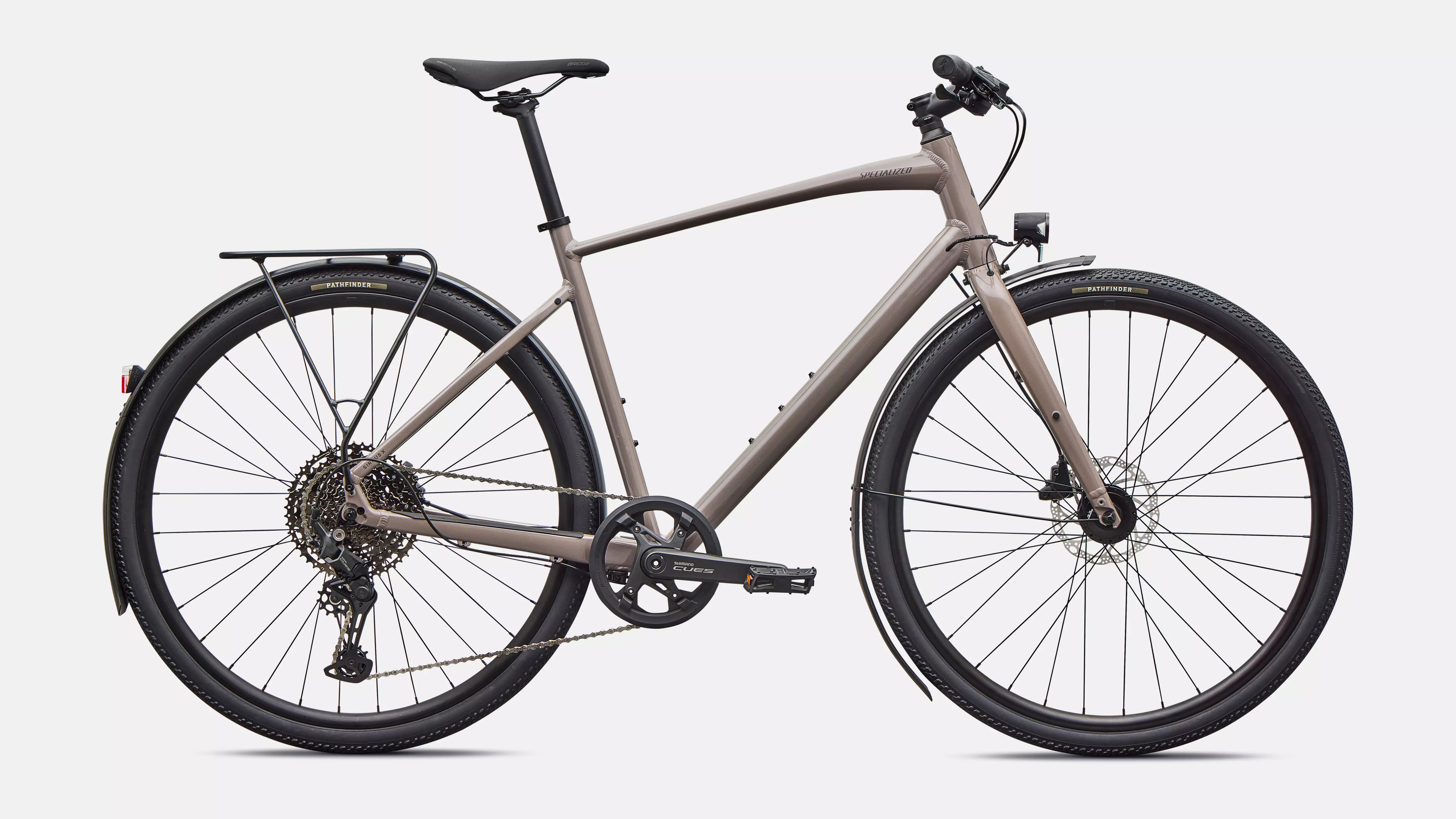 SPECIALIZED Sirrus X 3.0 EQ Large Ökenmetallic i gruppen CYKLAR / HYBRIDCYKLAR hos Sävedalens Cykel - 1956 (92426-7304)