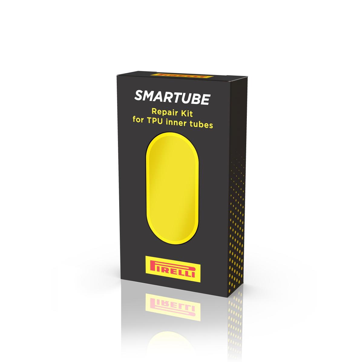 Pirelli SmarTUBE Patch Kit 10-lappar & lim i gruppen CYKELDELAR / DÄCK & SLANG / SLANGAR / 27.5 - 29 tum hos Sävedalens Cykel - 1956 (9393700)