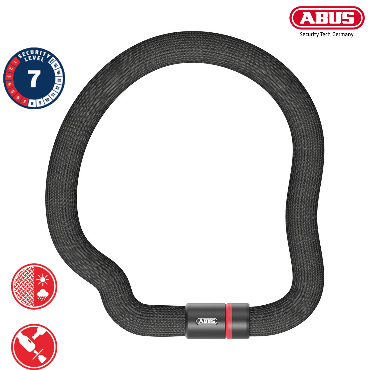 ABUS Goose Lock 6206K i gruppen CYKELTILLBEHÖR / Cykellås / Kättinglås hos Sävedalens Cykel - 1956 (95546)