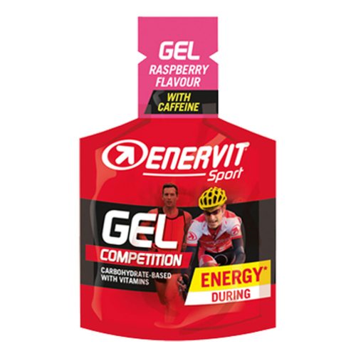 ENERVIT GEL Hallon Koffein 25ml i gruppen ENERGITILLSKOTT hos Sävedalens Cykel - 1956 (98333)