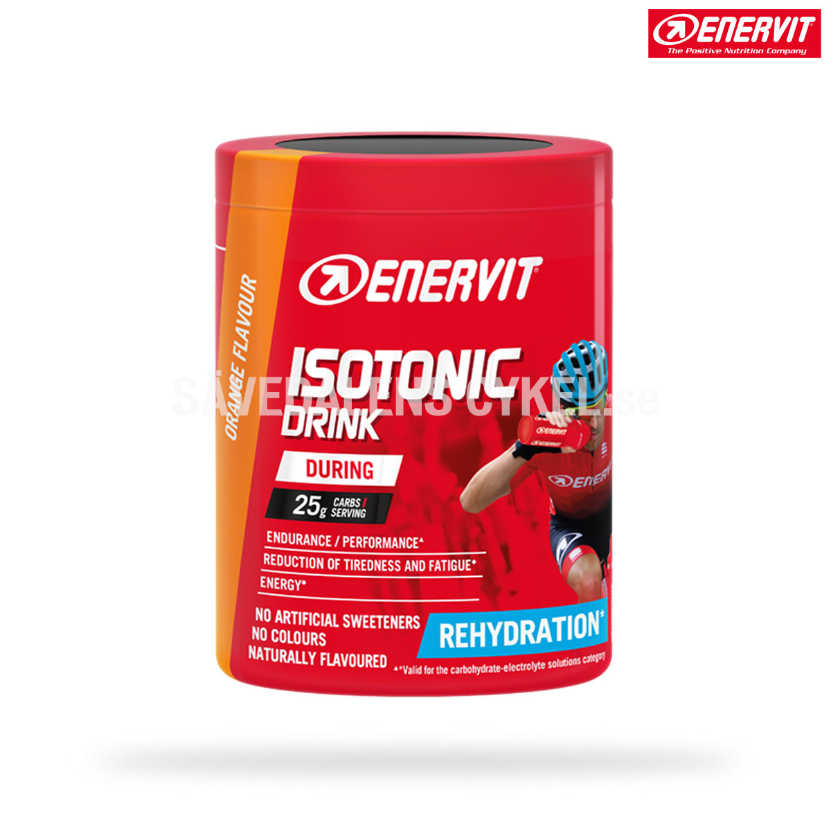 ENERVIT Isotonic Drink Apelsin Burk - 420 g i gruppen ENERGITILLSKOTT hos Sävedalens Cykel - 1956 (98473)