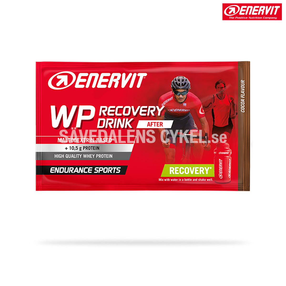 ENERVIT WP Recovery Cocoa 50 g portionspåse i gruppen ENERGITILLSKOTT hos Sävedalens Cykel - 1956 (98814)