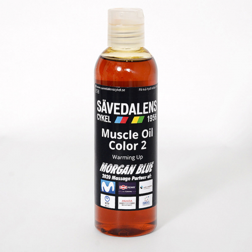 MorganBlue SC Muscle Oil Color II 200cc i gruppen KOST/KROPP / LINIMENT hos Sävedalens Cykel - 1956 (AR00049)