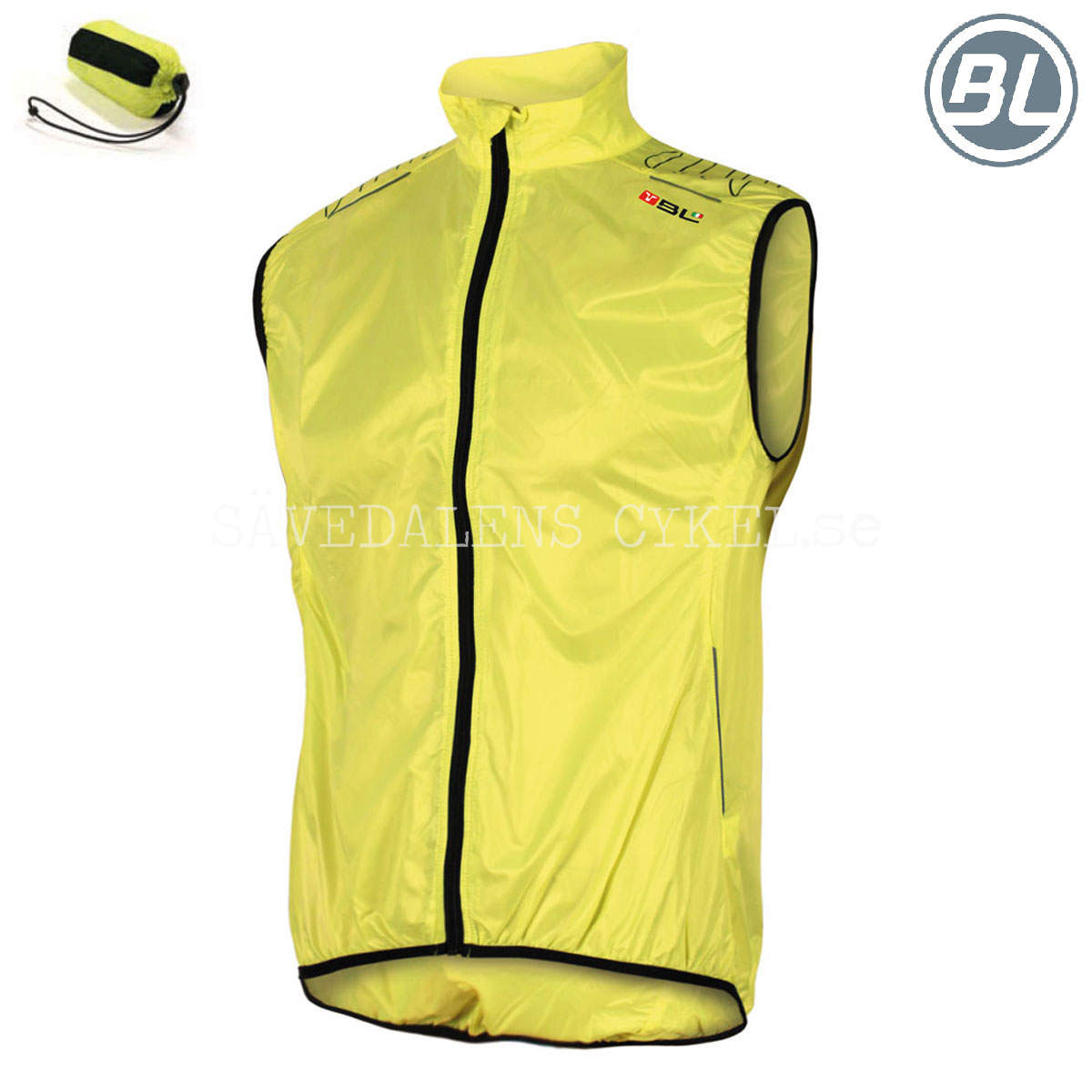 Denver Vest Yellow Fluo i gruppen  hos Sävedalens Cykel - 1956 (BL44066-009-XXLr)