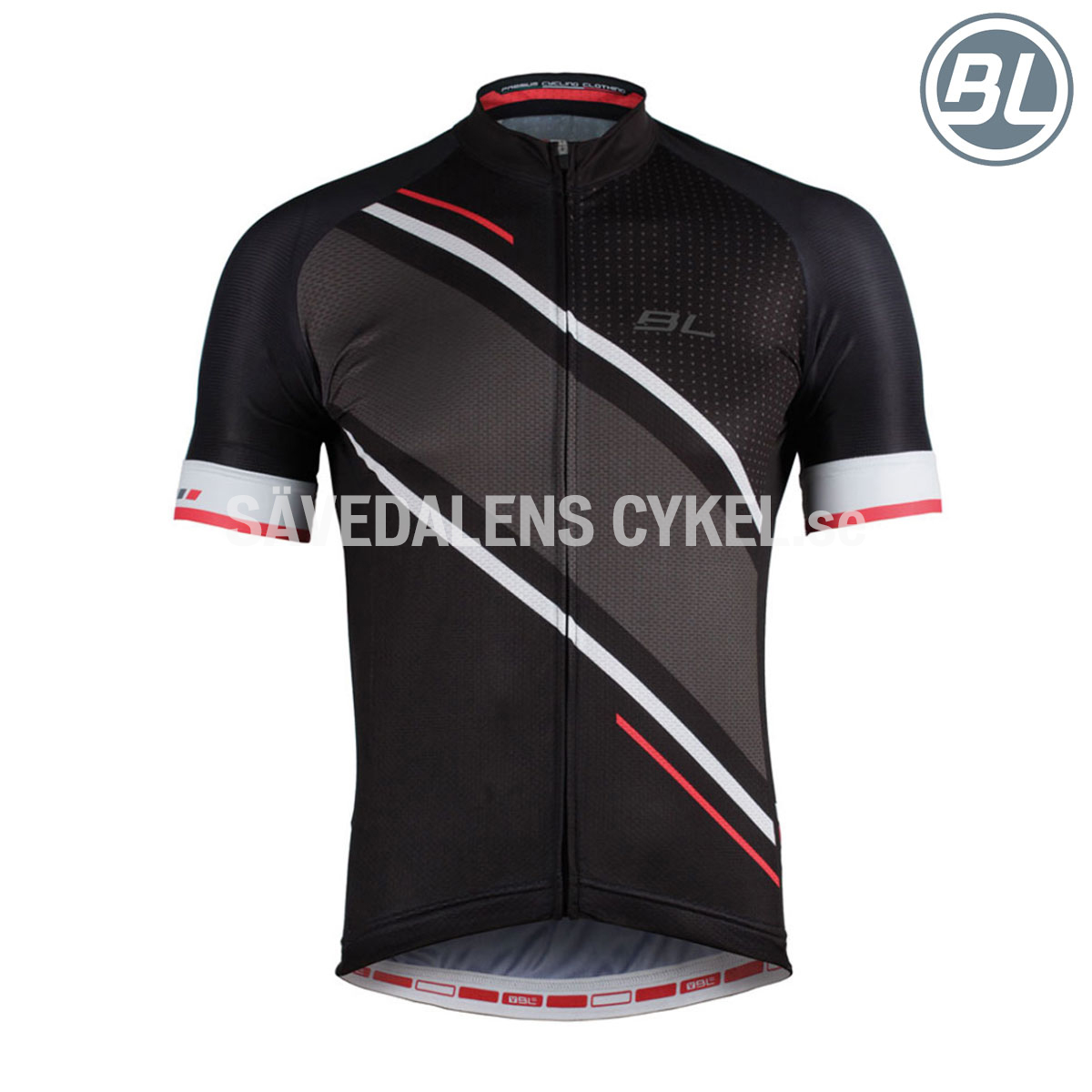 Austin Short Sleeve Jersey Black i gruppen CYKELKLÄDER & UTRUSTNING / CYKLELKLÄDER / Tröja Kort Ärm / Unisex hos Sävedalens Cykel - 1956 (BL44496-001-Sr)