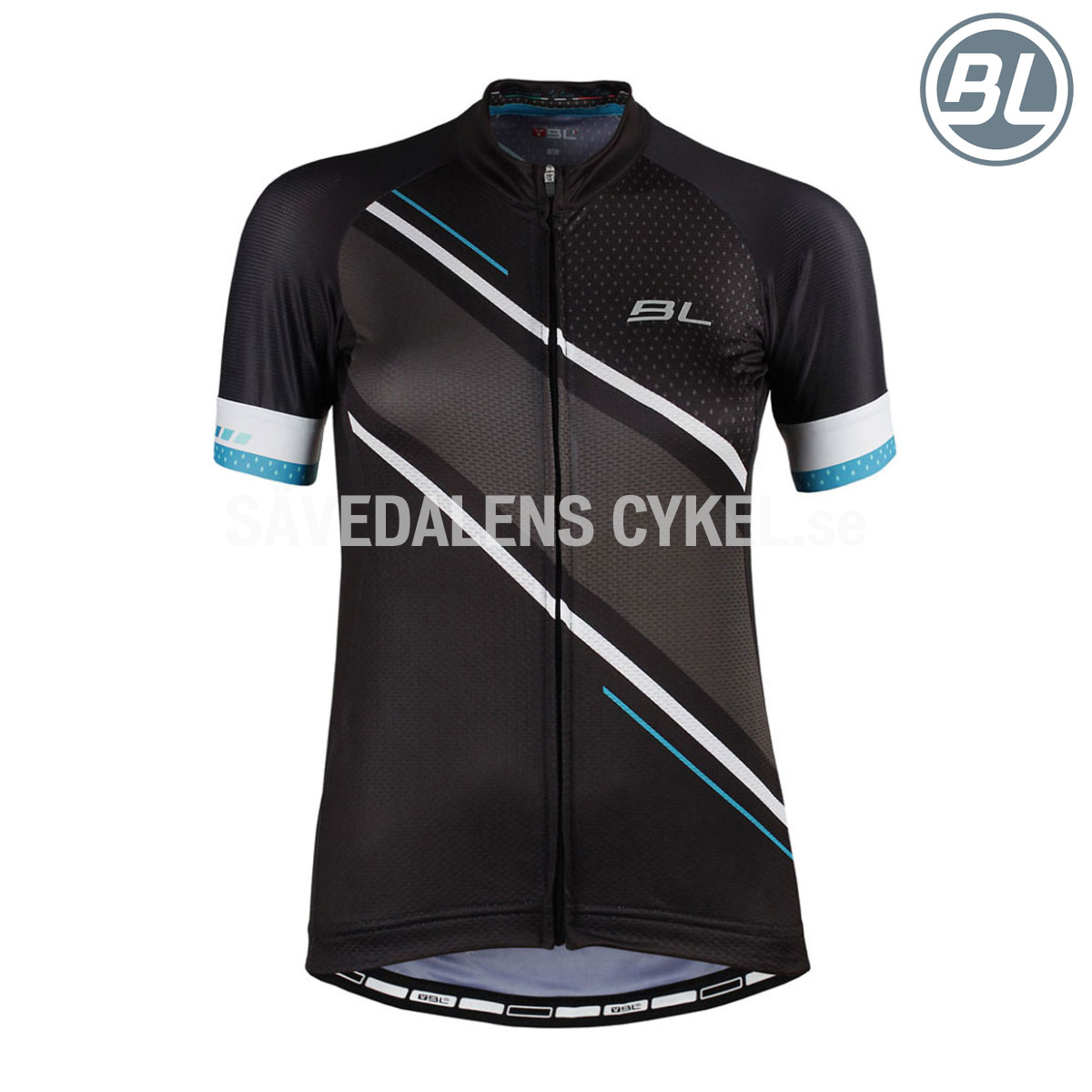 Manhattan Short Sleeves Jersey Black i gruppen CYKELKLÄDER & UTRUSTNING / CYKLELKLÄDER / Tröja Kort Ärm / Unisex hos Sävedalens Cykel - 1956 (BL44498-001-Mr)