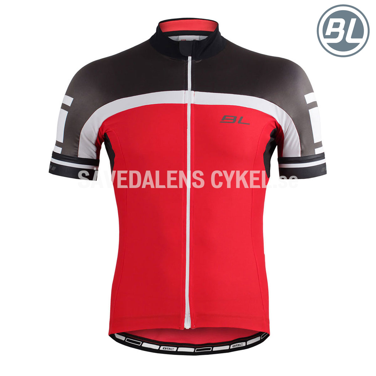 Optima Short Sleeve Jersey Red i gruppen CYKELKLÄDER & UTRUSTNING / CYKLELKLÄDER / Tröja Kort Ärm / Unisex hos Sävedalens Cykel - 1956 (BL44515-003-Mr)