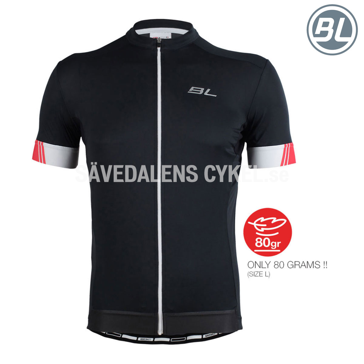 Soffio Short Sleeve Jersey Black i gruppen CYKELKLÄDER & UTRUSTNING / CYKLELKLÄDER / Tröja Kort Ärm / Unisex hos Sävedalens Cykel - 1956 (BL44581-001-Lr)