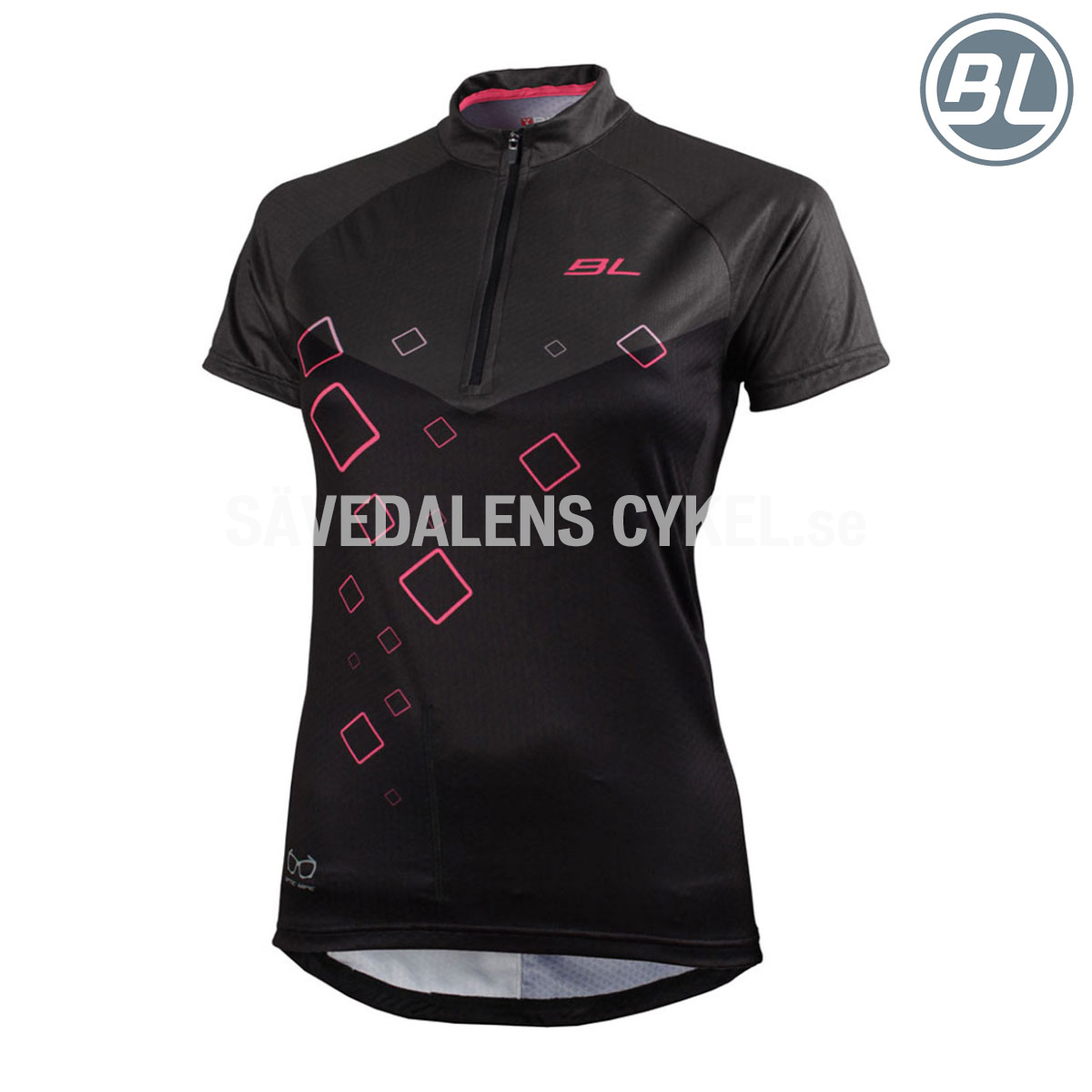 Cindy Short Sleeves Jersey Black/Grey i gruppen CYKELKLÄDER & UTRUSTNING / CYKLELKLÄDER / Tröja Kort Ärm / Dam hos Sävedalens Cykel - 1956 (BL44593-057-Sr)