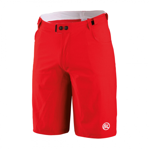 Riviera Baggy Shorts Red i gruppen CYKELKLÄDER & UTRUSTNING / CYKLELKLÄDER / Byxa MTB / Unisex hos Sävedalens Cykel - 1956 (BL44840-003-116r)