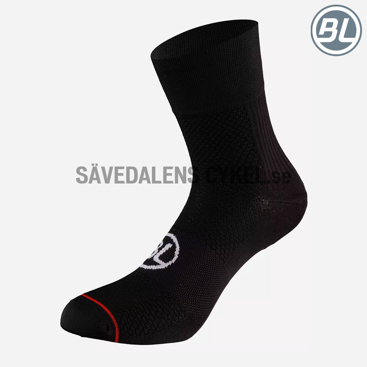 Men's cycling socks 13cm AENERGIA Black i gruppen CYKELKLÄDER & UTRUSTNING / CYKLELKLÄDER / Strumpor hos Sävedalens Cykel - 1956 (BL44963-001-Sr)